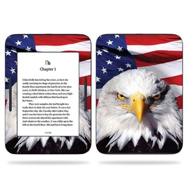 MightySkins Skin Compatible With Barnes & Noble NOOK GlowLight 3 (2017) - America Strong | Protective, Durable, and Unique Vinyl Decal wrap cover | Easy To Apply, Remove | Made in the USA