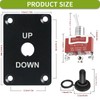 HOKAAER Heavy Duty Toggle Switch ON-Off-ON 12V DC 30A 3