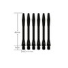 zalati Dart Shafts 12 Pieces Aluminium Alloy Dart Pole Rod