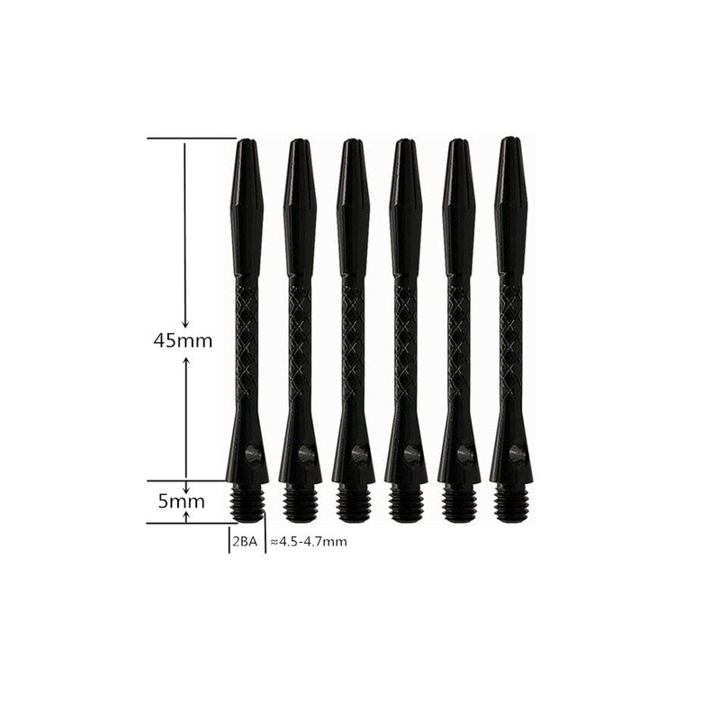 zalati Dart Shafts 12 Pieces Aluminium Alloy Dart Pole Rod