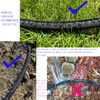 Secbulk 2025 Flat Soaker Hose 100 ft for Garden, 100'