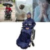 Wheelchair Poncho for Elderly & Disabled - Mobility Scooter Rain