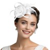 Fascinators for Women Kentucky Derby Floral Headwear Feather Tea Party