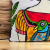 RMU Decorative Mexican Floral Cushion Cover. Boho Pillow Cover 16X16