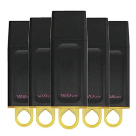 PSA Kit/Paquete 5 Piezas Memoria USB 128GB Exodia 3.2 (DTX/128GB) Dispositivo Flash USB con Tapa Protectora, Almacenamiento Oficina/Hogar, COMPUTO Y PAPELERIA