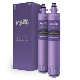 MOAJ Water Filter Replacement for GE RPWF, Water Sentinel WSG-4 | NSF42 Certified Refrigerator Filter 2-Pack | Removes Chlorine, Color, Odor, & More | 99.06% Chlorine Reduction | MJ3600RE