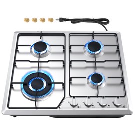Argyolas 24 inch gas cooktop;propane gas cooktop;gas stove top 4 burner;drop in gas Cooktop;dual fuel Cooktop;stainless steel LPG cooktop;natural Gas cooktop 4 burner;Gas stove for RV;