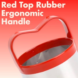 3Pcs Biscuit Cutter Set, Fluted Round Cookie Cutters With Handle, Unique Design Baking Tool with Protective Red Top Rubber