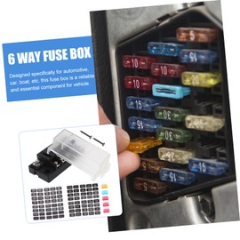 FELTECHELECTR 1set Automotive Way Configuration Fuse Block Holder for Cars and Rvs Easy Installation Includes Label Stickers for