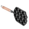 Cunyuer 14 Holes Takoyaki Pan Nonstick Cast Iron Octopus Meat