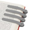SMUK 4pcs Funny Book Marks for Reading Women, Silicone Automatic