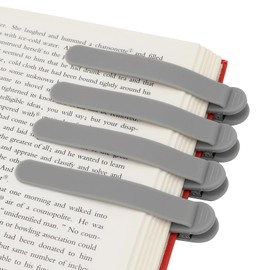 SMUK 4pcs Funny Book Marks for Reading Women, Silicone Automatic Bookmarks for Book Lovers, Creative Book Markers Reading Accessories Bookmark Clip Book Page Holder