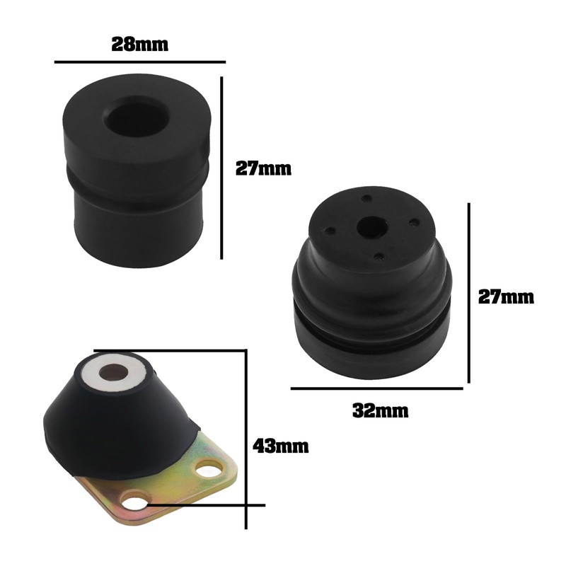 Be In Your Mind 4PCS Anti-Vibration Rubber Mount Kit Chainsaw
