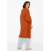 SASSYCLASSY Women's Long Cardigan with Pockets, Open Front, Long Sleeve,