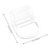 DOITOOL 10pcs Roller Window Shades Pull Transparent Handle Blinds Pulls