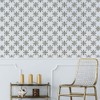 WallFlower Tile Stencil - Geometric Floral Pattern for Stenciling Floors