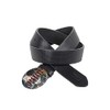 Cipo & Baxx CG206 Men's Leather Belt Colourful Buckle Oval