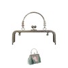OKKRMGZ Purse Frame with Handles Metal Kiss Lock Clasp for