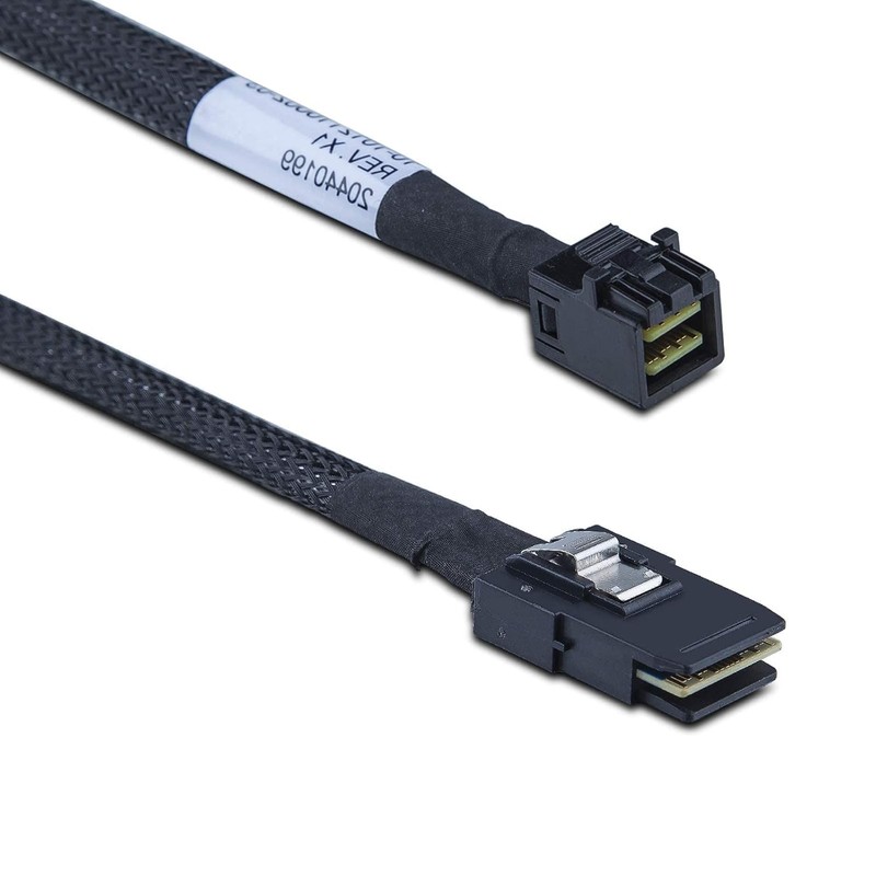 ipolex SFF-8643 to SFF-8087 Internal Mini SAS HD Cable, 100-Ohm,