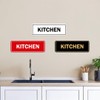 Signs ByLITA Standard Kitchen Sign (Brushed Silver) - Large