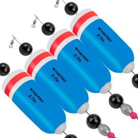 THKFISH Floats Fishing Float Fishing Floats Set Steel Leader Pike Trout Float Weighted Banging Float 4 Pieces