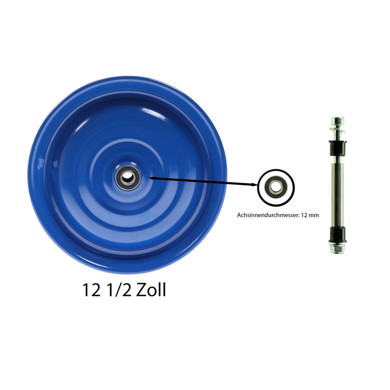 12 1/2 Inch Disc Wheel Trailer Hand Trolley Wheel Rim