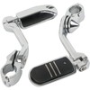 XFMT 32mm 1.25" Chrome Long Angled Highway Engine Guard Foot