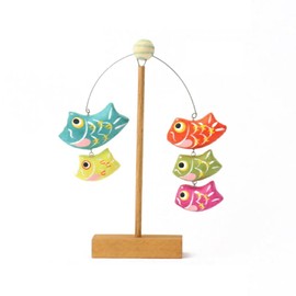 Parent-child Koinoboriya, Jirobee, May Doll, Festival Festival, Koinobori Carp Streamer, Figurine, Compact