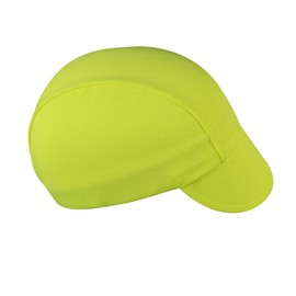 High Viz Cycling Cap - Made in The USA Safety Yellow