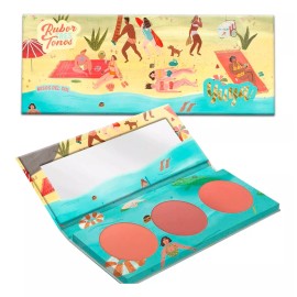 Yuya Rubor Yuya 3 Tonos Besos Del Sol Con Polvo De Arroz 10.5gr