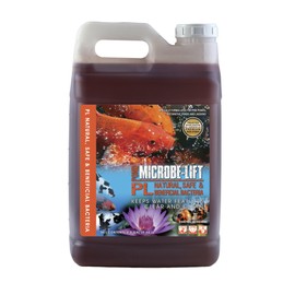 MICROBE-LIFT MICROBE-LIFT PL Pond and Outdoor Water Garden Cleaner, Safe for Live Koi Fish, Plant Life, and Dcor, 2.5 Gallons