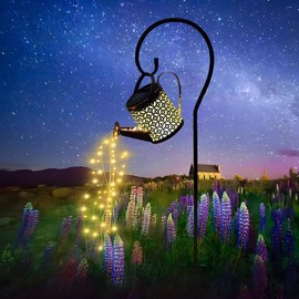 Luces Solares para Exterior jardín,Salandens Regadera con Luces Solar, Luces para jardín,Impermeable,Luces de Regadera,Para Jardín,Patios,Caminos,Césped.