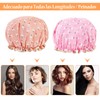 3 Piezas - Gorros para Regadera, Ajustable Gorras para Baño,