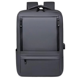 2026Dual-shoulder Bag Expandable Large Capacity Business Travel Luggage Bag Student Backpack, Computer Bagcolor: Light Grey, size: 15 inches