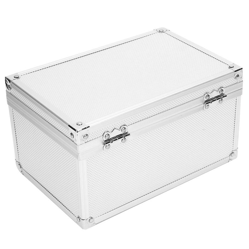 Aluminum Carrying Case, Metal Briefcase Tool Hard Case Toolbox Aluminium