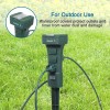 DEWENWILS Outdoor Power Stake Timer 6 Grounded Outlets 6FT Cord,
