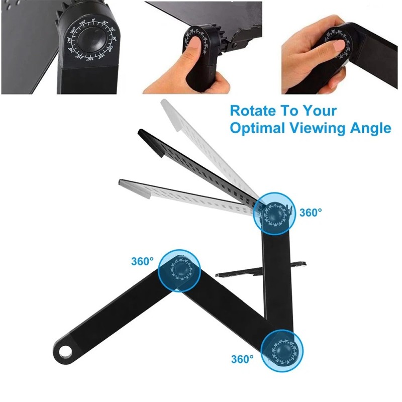 Universal New 360° Adjustable Laptop Table Stand Lap Sofa Bed