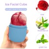 Rodillo Silicón Hielo Para Masajefacial Piel Cuidado 2pcs