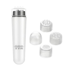 Durfk Mini Massager, Mini Massager Mini Travel Size for Neck Face Arm Back (White)