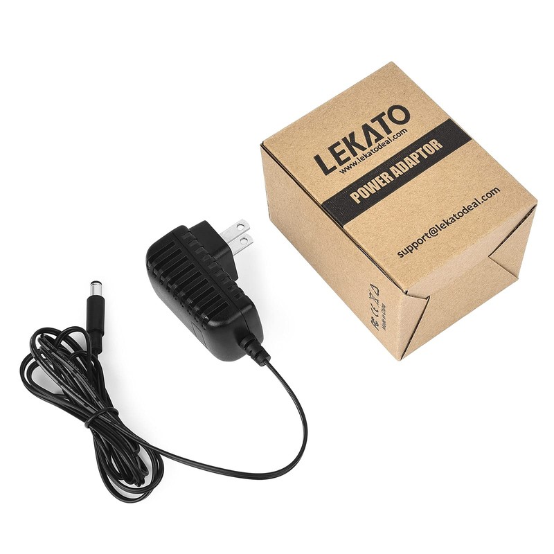 LEKATO Pedal Power Supply Adapter Power Adapter 9V AC/DC Adapter