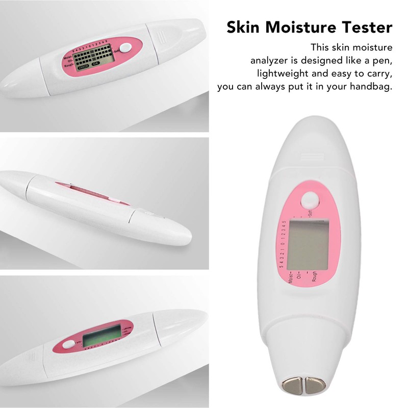Facial Skin Tester Digital LCD Display Skin Analyzer Portable Beauty