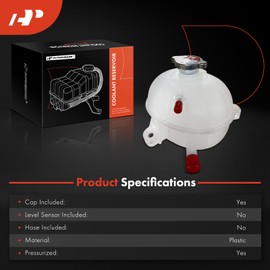 A-Premium Engine Coolant Overflow Recovery Reservoir Tank [with Cap] Compatible with Hyundai Tucson 2016-2018 1.6L 2.0L, Tucson 2019-2021 2.0L