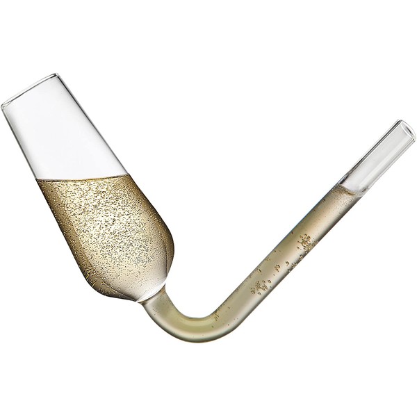 Champagne Flutes Guzzler Glasses, Champagne Shooters, The Glass to Chug Champagne - 2 pack
