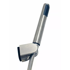 Plumb USA Tube Type Bathroom Handheld Shower Head with Extra Long Hose and Bracket Hold...