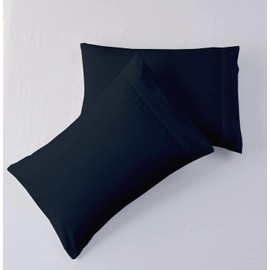 Cottington Lane 4 Piece Eastern King Size Sheet Set 76 x 80, Luxury Hotel Quality 100% Egyptian Cotton Bed Sheets with 16 Inch Deep Pocket Snug Fit Smooth Sateen Weave, Navy Blue Solid