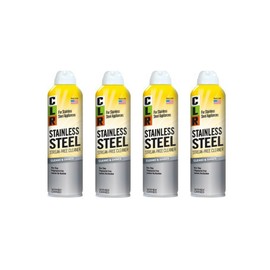 CLR CSS-12 Stainless Steel Cleaner, 12 oz Aerosol Spray - 4 Pack