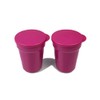 Tupperware Aloha Duo Drinking Cup 470 ml Dark Pink S273