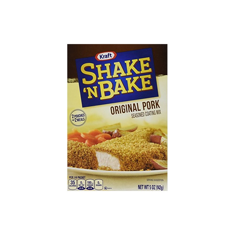 Shake 'N Bake ORIGINAL PORK Seasoned Coating Mix 5oz. (3