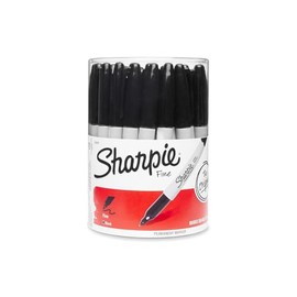 SANFORD 36/Pkg -Sharpie Blk Canister Permanent Marker (35010)