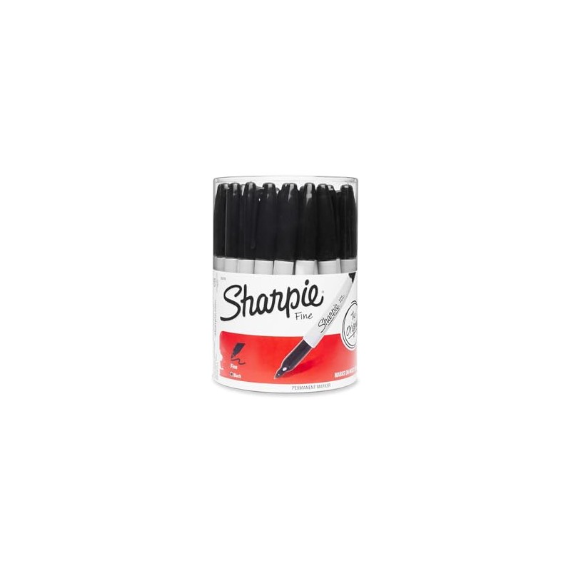 SANFORD 36/Pkg -Sharpie Blk Canister Permanent Marker (35010)